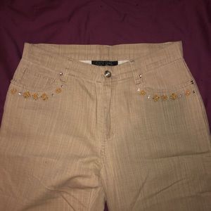 Groovy flower diamond pants